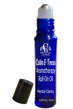 Load image into Gallery viewer, Calm & Focus Aromatherapy Roll-On – Mental Clarity & Stress Relief Blend