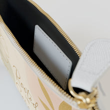 Load image into Gallery viewer, Rooted in Serenity Mini Clutch Bag — Floral Zipper Wallet for Everyday Calm
