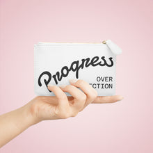 Load image into Gallery viewer, Progress Over Perfection Motivational Mini Clutch Bag

