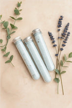 Load image into Gallery viewer, Eucalyptus &amp; Lavender Bath Soak Tube Set | Relaxing Aromatherapy Spa Gift | Vegan &amp; Cruelty-Free Soothing Mineral Soak
