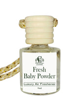Load image into Gallery viewer, Fresh Baby Powder Car Diffuser – Soft &amp; Comforting Luxury Hanging Air Freshener
