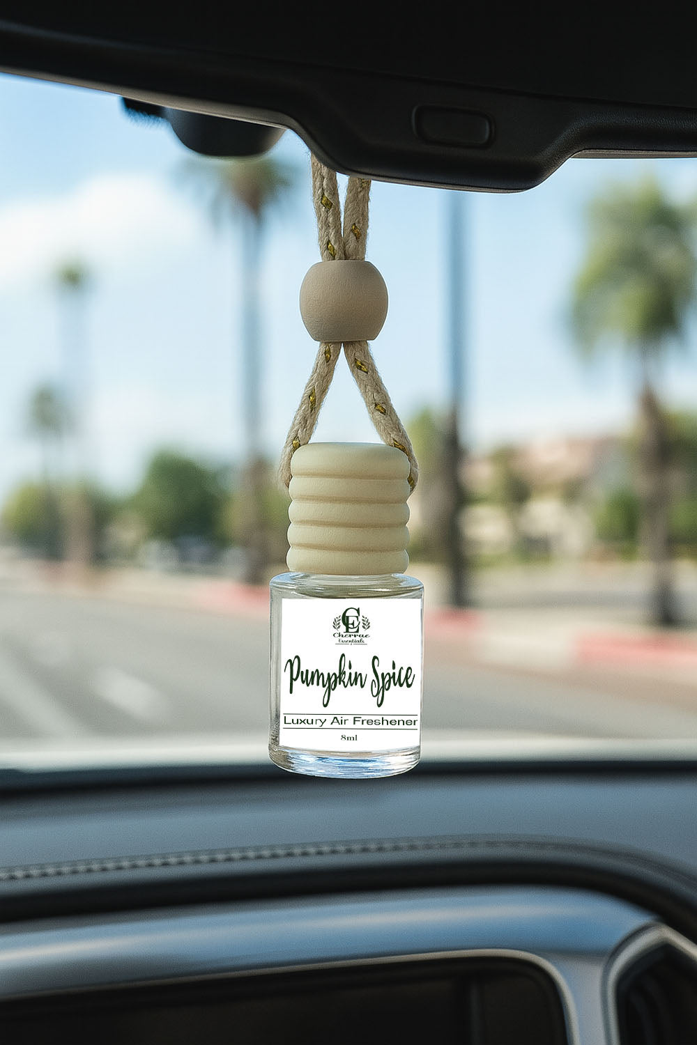 Pumpkin Spice Car Diffuser Air Freshener – Cozy Fall Aromatherapy Scent for Your Car