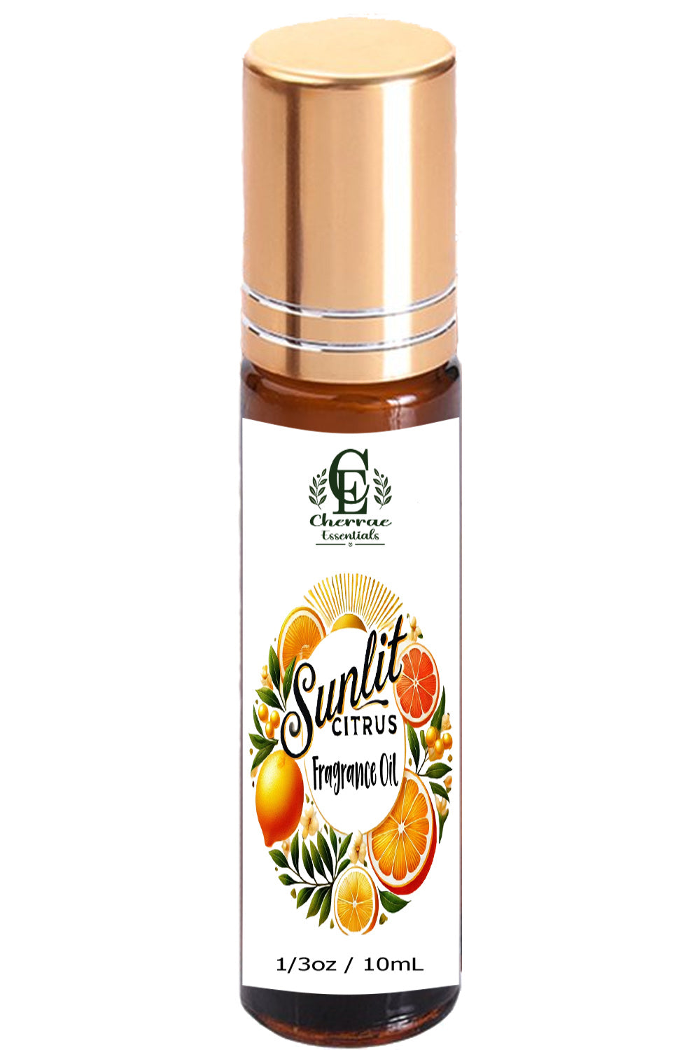 Sunlit Citrus Unisex Roll On Fragrance Oil