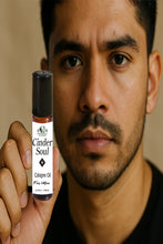 Load image into Gallery viewer, Cinder Soul – Masculine Cologne Oil | Long-Lasting &amp; Vegan
