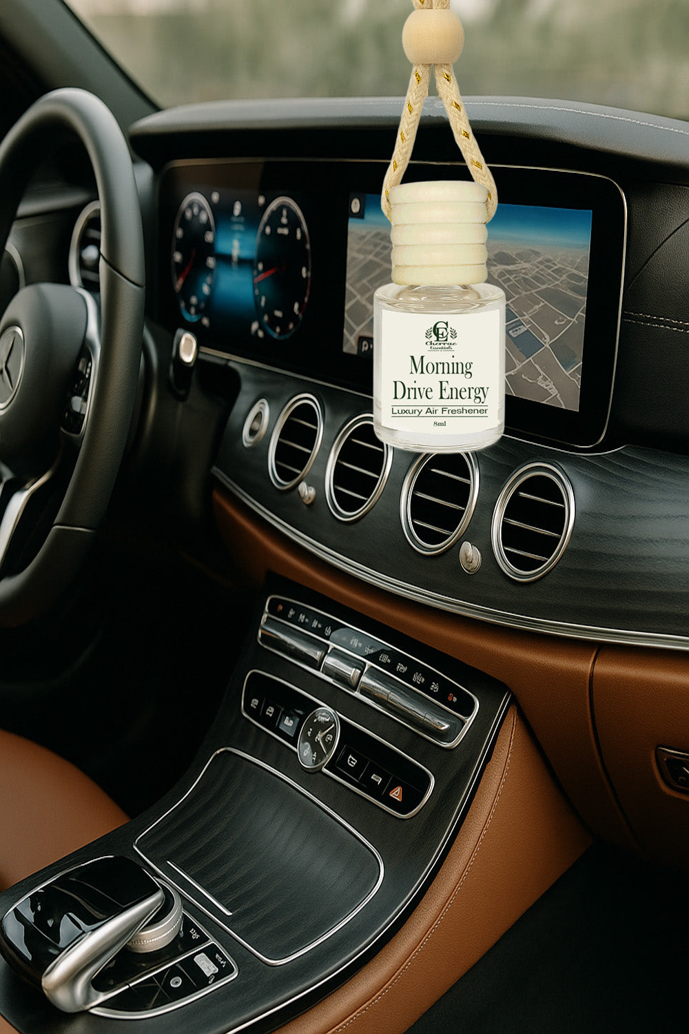 Morning Drive Energy Car Diffuser – Invigorating Aromatherapy Hanging Freshener