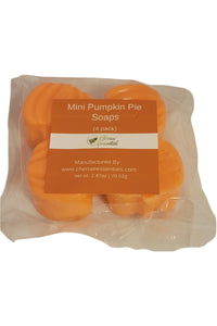 Mini Pumpkin Pie Soap - 4 pack