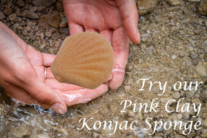 Pink Clay Konjac Sponges