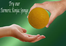 Load image into Gallery viewer, Turmeric Konjac Sponges

